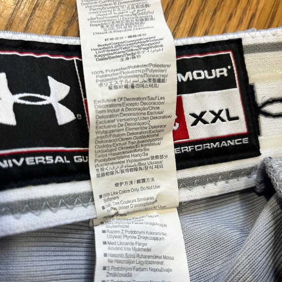 Under Armour Mens Size XXL Baseball Pants Light Gray All Seasons Gear - Picture 7 of 7